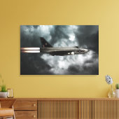 bliksemStorm Canvas Afdruk (Insitu (Woonkamer))