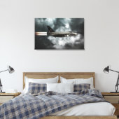 bliksemStorm Canvas Afdruk (Insitu (Slaapkamer))