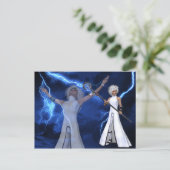 BliksemStorm - Fantasy/Anime Briefkaarten (Staand voorkant)