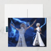 BliksemStorm - Fantasy/Anime Briefkaarten (Voorkant / Achterkant)