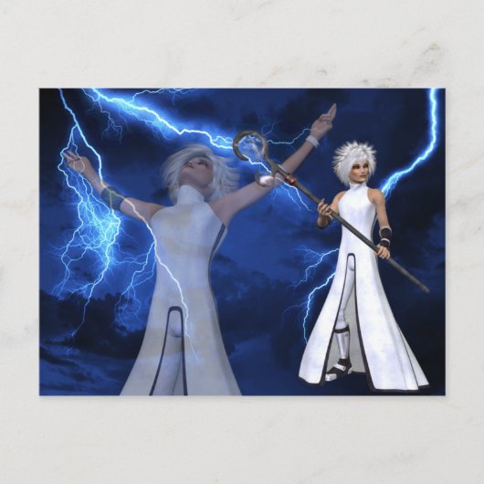 BliksemStorm - Fantasy/Anime Briefkaarten (Voorkant)