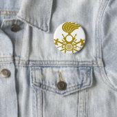 bliksemsymbool ronde button 5,7 cm (In situ)