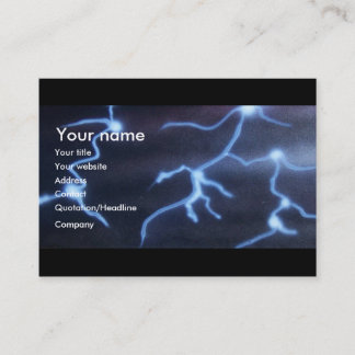 Bliksemverf Visitekaartje