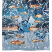 Bliksemvis Douchegordijn (Voorkant)