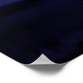 Bliksemwolk - Natuur Kunst Design Poster (Hoek)