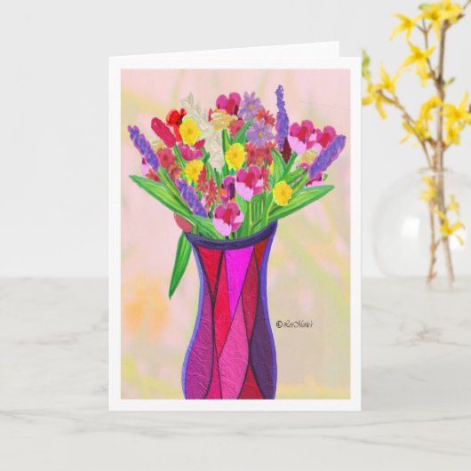 Blikt LeeMarie's creatieve ontwerp op Kaart (Gele Bloem)