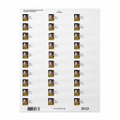 blikvanger met hoorn etiket (Full Sheet)
