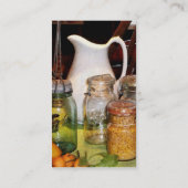 blikvanger met hoorn visitekaartje (Achterkant)