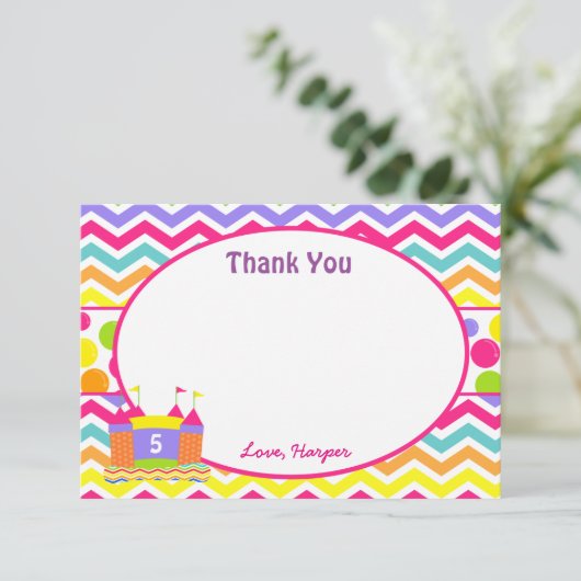 Blikvangers Bedankkaart (Staand voorkant)