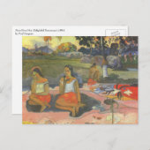 Blikzinnige drowsiness van Paul Gauguin,  kunst Briefkaart (Voorkant / Achterkant)