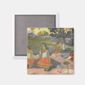 Blikzinnige drowsiness van Paul Gauguin,  kunst Magneet (Voorkant / Achterkant)