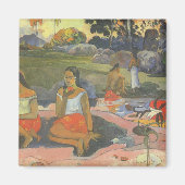 Blikzinnige drowsiness van Paul Gauguin,  kunst Magneet (Voorkant)