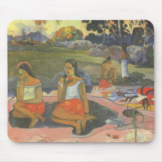 Blikzinnige drowsiness van Paul Gauguin,  kunst Muismat (Voorkant)