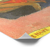 Blikzinnige drowsiness van Paul Gauguin,  kunst Poster (Hoek)