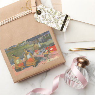 Blikzinnige drowsiness van Paul Gauguin, kunst Rechthoekige Sticker