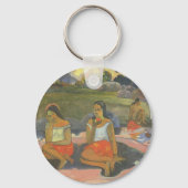 Blikzinnige drowsiness van Paul Gauguin, kunst Sleutelhanger (Voorkant)