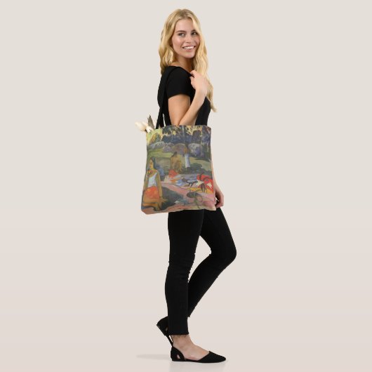 Blikzinnige drowsiness van Paul Gauguin,  kunst Tote Bag (Op model)
