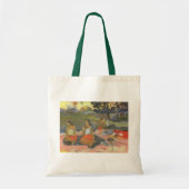 Blikzinnige drowsiness van Paul Gauguin, kunst Tote Bag (Voorkant)