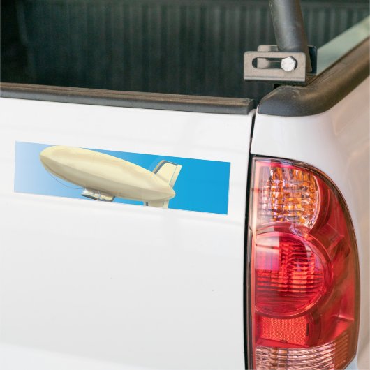 Blimp Airship Bumpersticker (Op Truck)