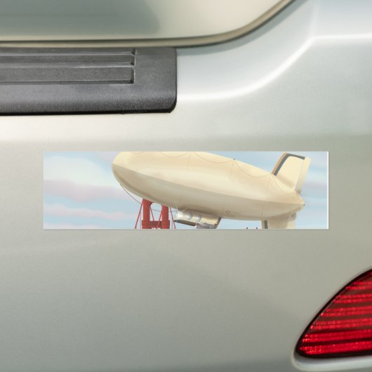 Blimp Airship Bumpersticker (Op auto)