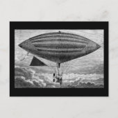 Blimp Airship Diriable  Flying Machine Pos Briefkaart (Voorkant)