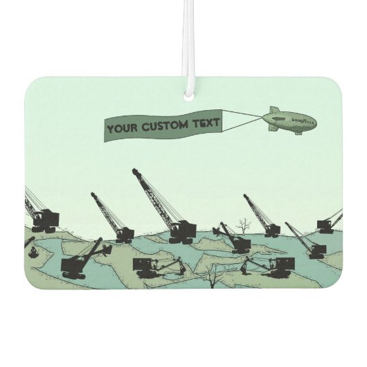 Blimp Overt Dirt Field Operating Engineer CRANE OP Luchtverfrisser (Voorkant)