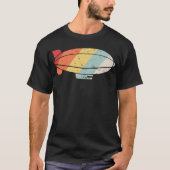 Blimp Pilot  Retro Dirigible, Airship & Blimp T-shirt (Voorkant)