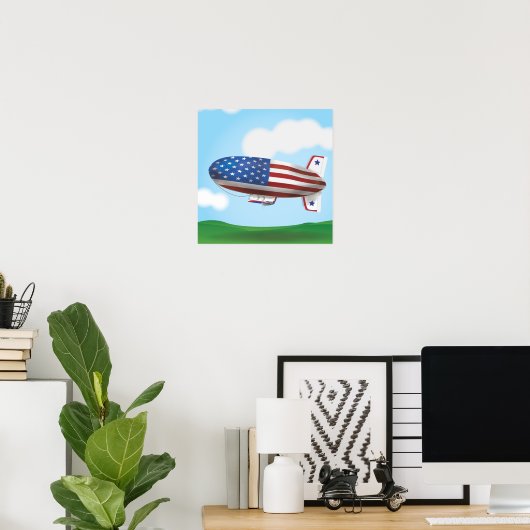 Blimp USA Poster (Thuiskantoor)
