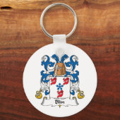 Blin Family Crest Sleutelhanger (Voorkant)
