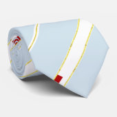 Blinbao gestreepte vlag stropdas (Opgerold)