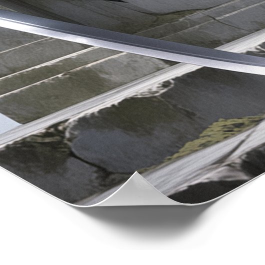 Blind Blade - Gotische Sci-Fi Warrior Art Poster (Hoek)