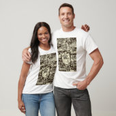Blind Blake op Paramount Records Collage T-shirt (Unisex)