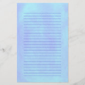 Blind blauw, met achtergrondverlichting briefpapier (Voorkant)