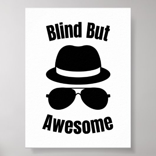 Blind But Awesome Poster (Voorkant)