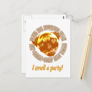 Blind Dog Drink Team Verticaal Briefkaart