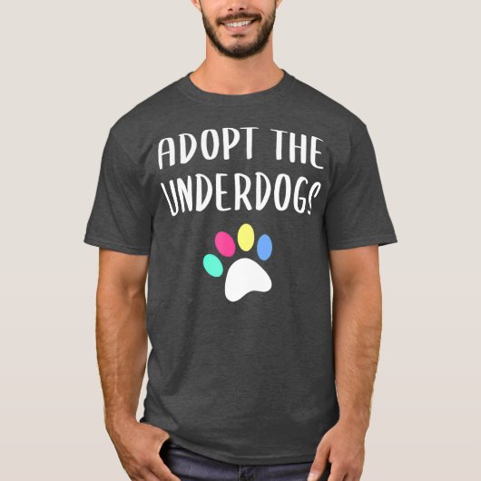 Blind Dog Rescue Alliance PA - Adopteer de T-shirt (Voorkant)