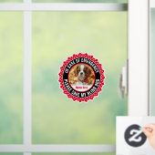 Blind Dog Safety Alert First Responder Fotonaam Raamsticker (Huis)