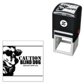 Blind Dog Self Inking Rubber Stamp Zelfinktende Stempel (In situ)