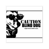 Blind Dog Self Inking Rubber Stamp Zelfinktende Stempel (Design)