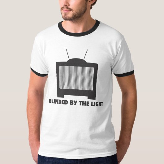 Blind door het licht t-shirt (Voorkant)
