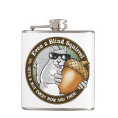 Blind eekhoorntje heupfles (Voorkant)