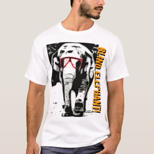 Blind Elephant T Shirt (Voorkant)