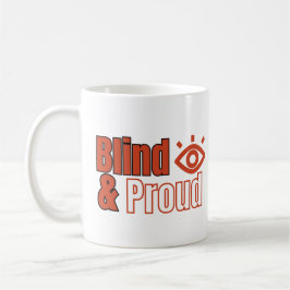 Blind en trots koffiemok