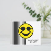 Blind geel en strepen + uw rug. en idee briefkaart (Staand voorkant)