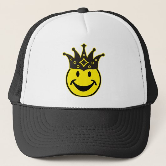 Blind geel + je rug. en ideeën trucker pet (Voorkant)