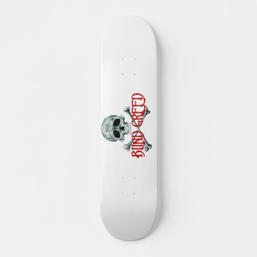 Blind Greed "N.O.S." Raad van schaats Persoonlijk Skateboard (Voorkant)
