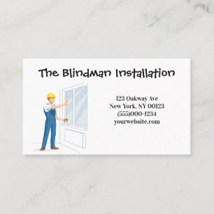 Blind Installation Service Visitekaartje