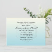 Blind Justice Afstuderen Invitation Kaart (Staand voorkant)