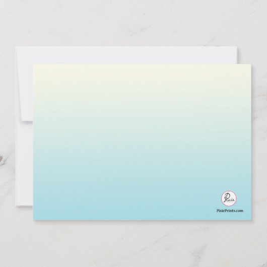 Blind Justice Afstuderen Invitation Kaart (Achterkant)