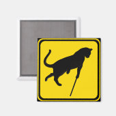 Blind katten kruipen! magneet (Voorkant / Achterkant)